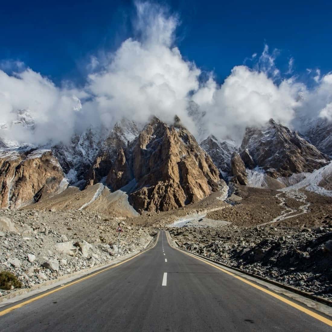 Golden hour over the Karakoram